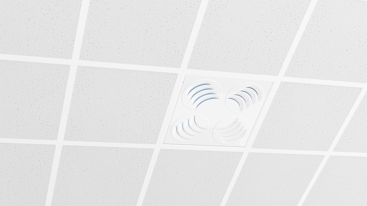 PLAY-UV Diffuser in Ceiling