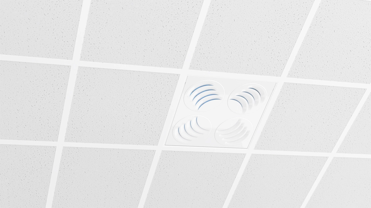 PLAY-UV Diffuser in Ceiling